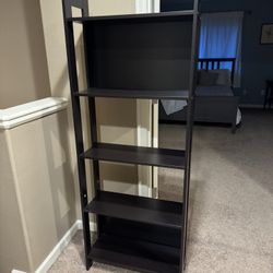 Modern Black Brown Shelving Unit