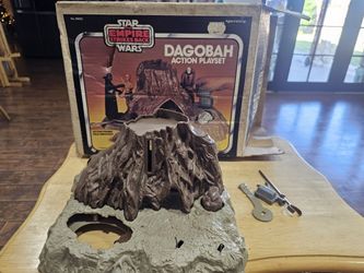 Vintage Sta Wars Dagobah Play Set 