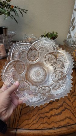Imperial glass serving bowl