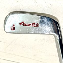 vintage PowerBilt Levelume Putter manufactured by Hillerich & Bradsby (H&B).