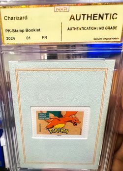 Charizard rare Europe exclusive stamp.