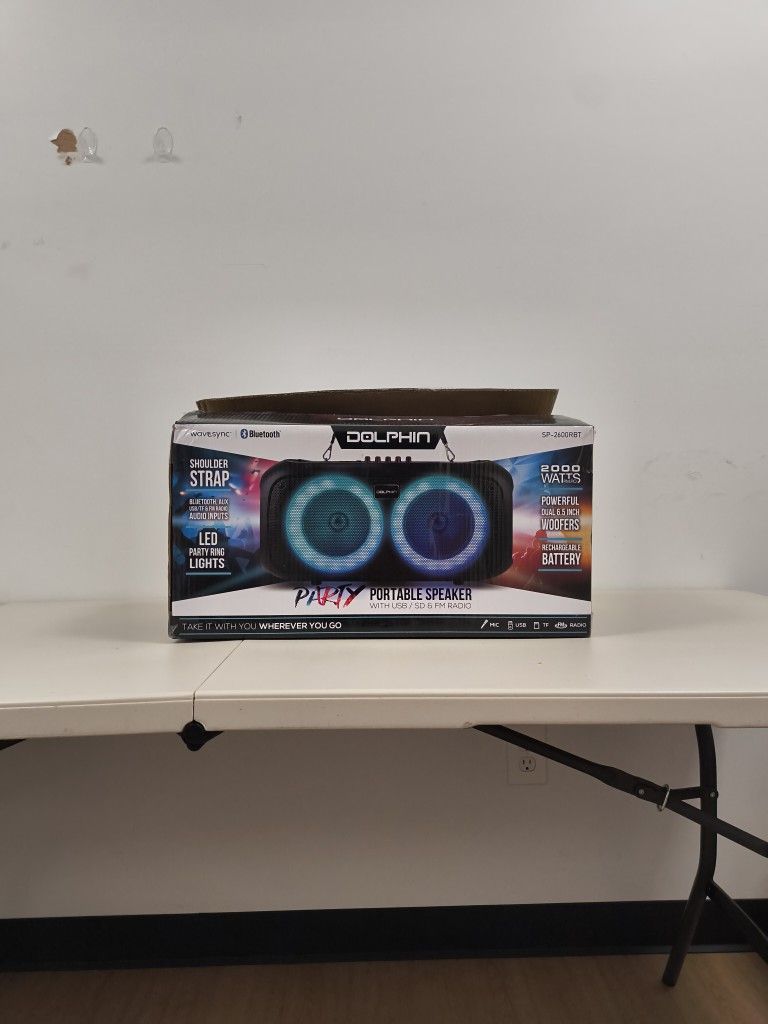 Dolphin SP - 2600 RBT Bluetooth Party Speaker