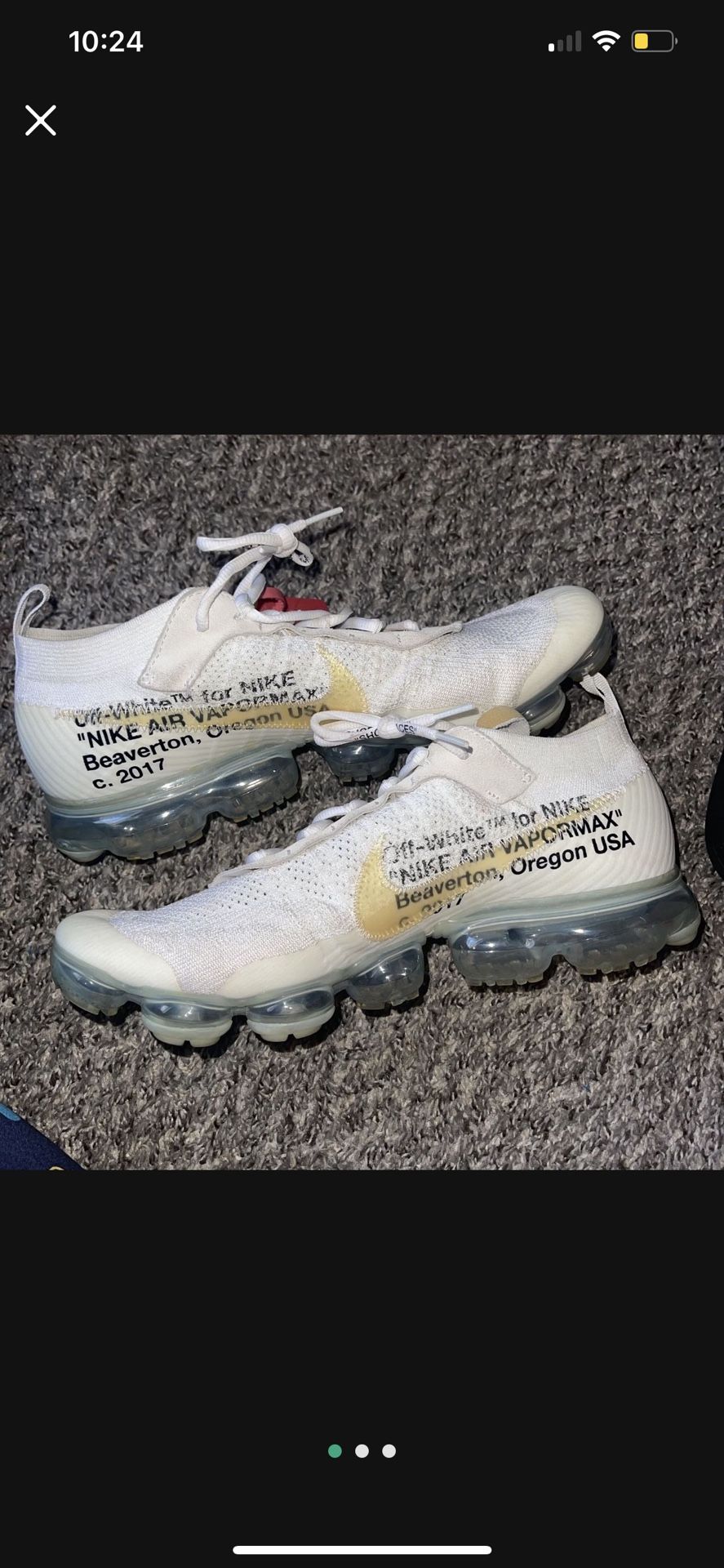 Off White Vapor Max