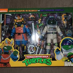 Neca Teenage Mutant Ninja Turtles Samurai Mikey And Astronaut Donatello 