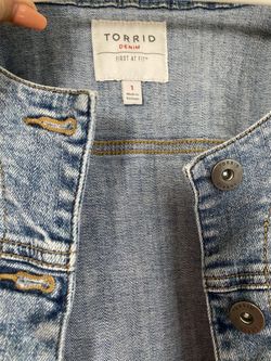 Torrid Jean jacket semi new