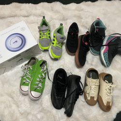 Kids Stuff Free-$10.. 3 & 13 Shoes, 6/7 Boys Clothes, Dresses, Cleats, Pants Some New 