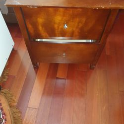 Brown Two Drawer Organizer Closet