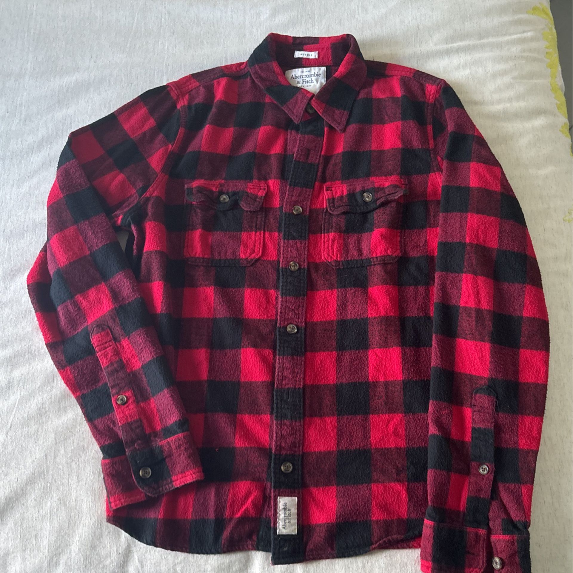 Abercrombie And Fitch L Plaid Shirt