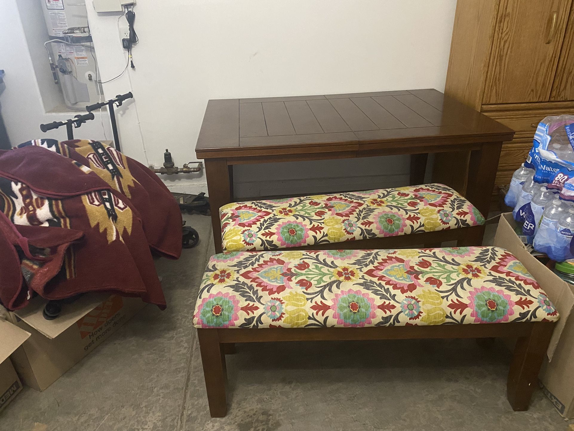 Kitchen Table With Bench Seats