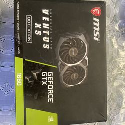 MSI GeForce GTX 1660 VENTUS XS 6G OC Gaming Graphics Card 192-Bit HDMI/DP 6GB GDRR5