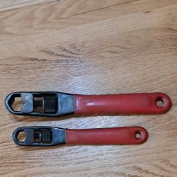 Two Vintage Craftsman No. 43380 & 43381 Adjustable Boxed End Wrenches Made In USA