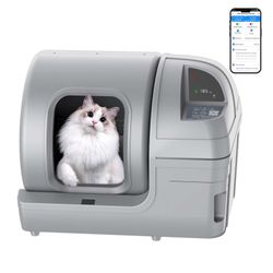 New in box Dakeres Automatic Cat Litter Box Self Cleaning 100L Extra Large with APP Control 