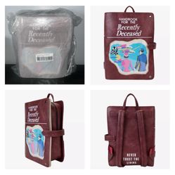 LF BEETLEJUICE Handbook For The Recently Deceased Pin Display Bag (NWT)