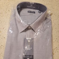 Van Heusen Men's XXL 18-18 1/2 34/35 L/s Shirt