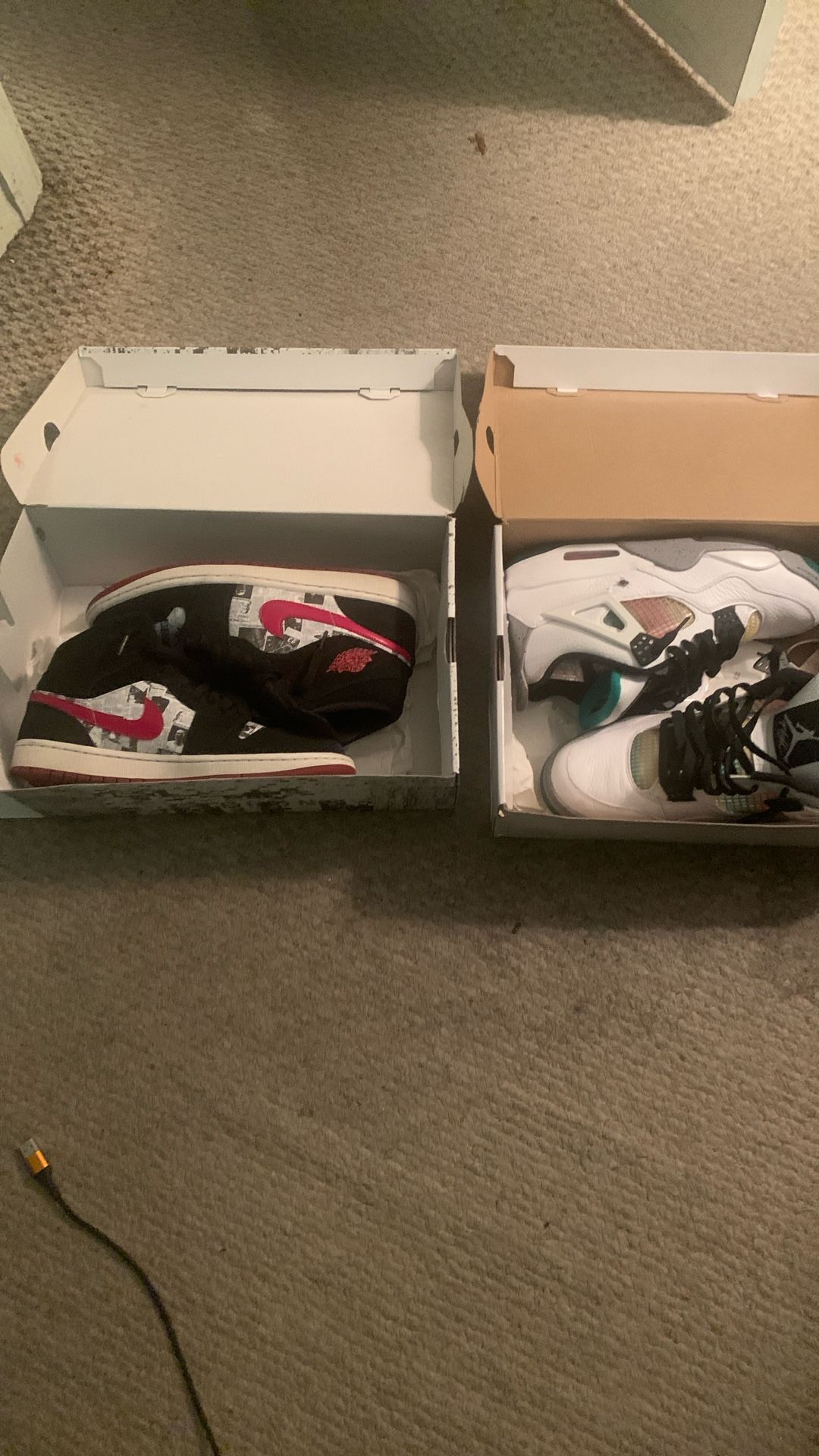 Two Pair Of Jordans