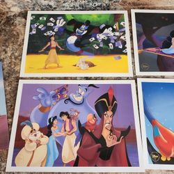 Disney's aladdin lithographs 4