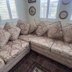 Vintage Design Sectional Sofa 