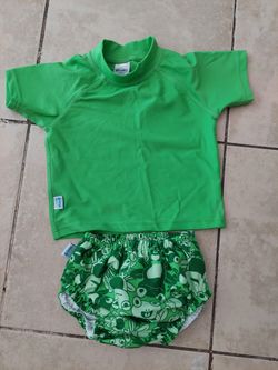 Toddler Swim Shirt & Swim Diaper (12m)