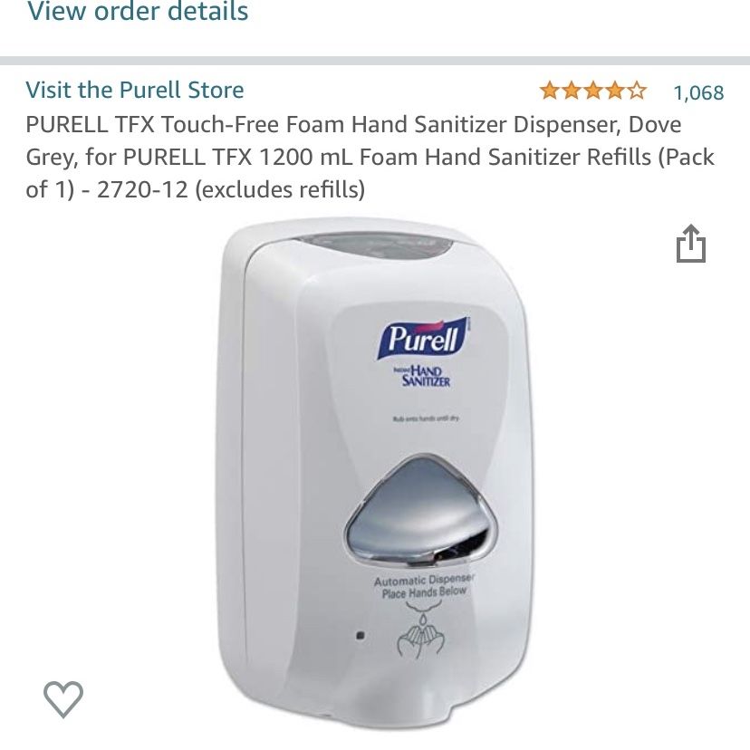 Purel Automatic Hand Sanitizer Dispenser