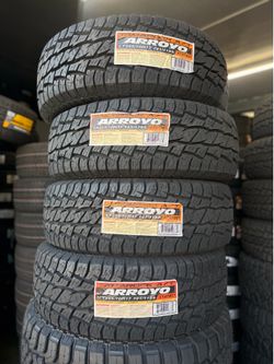 LT265/70/17 ARROYO AT / HEAVY DUTY TIRES 4 NEW TIRES INSTALLED ✅ INSTALADAS ✅ WE DO ALIGMENT ✅