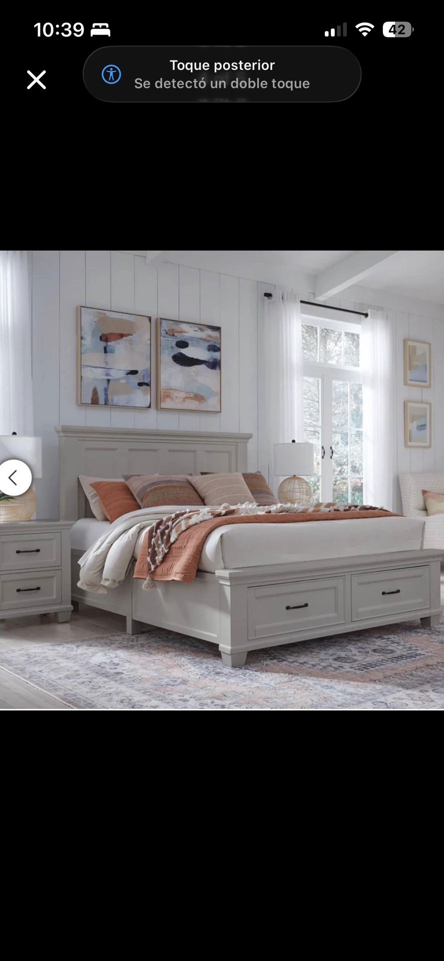 Hughes Storage Bed King NEW IN BOX