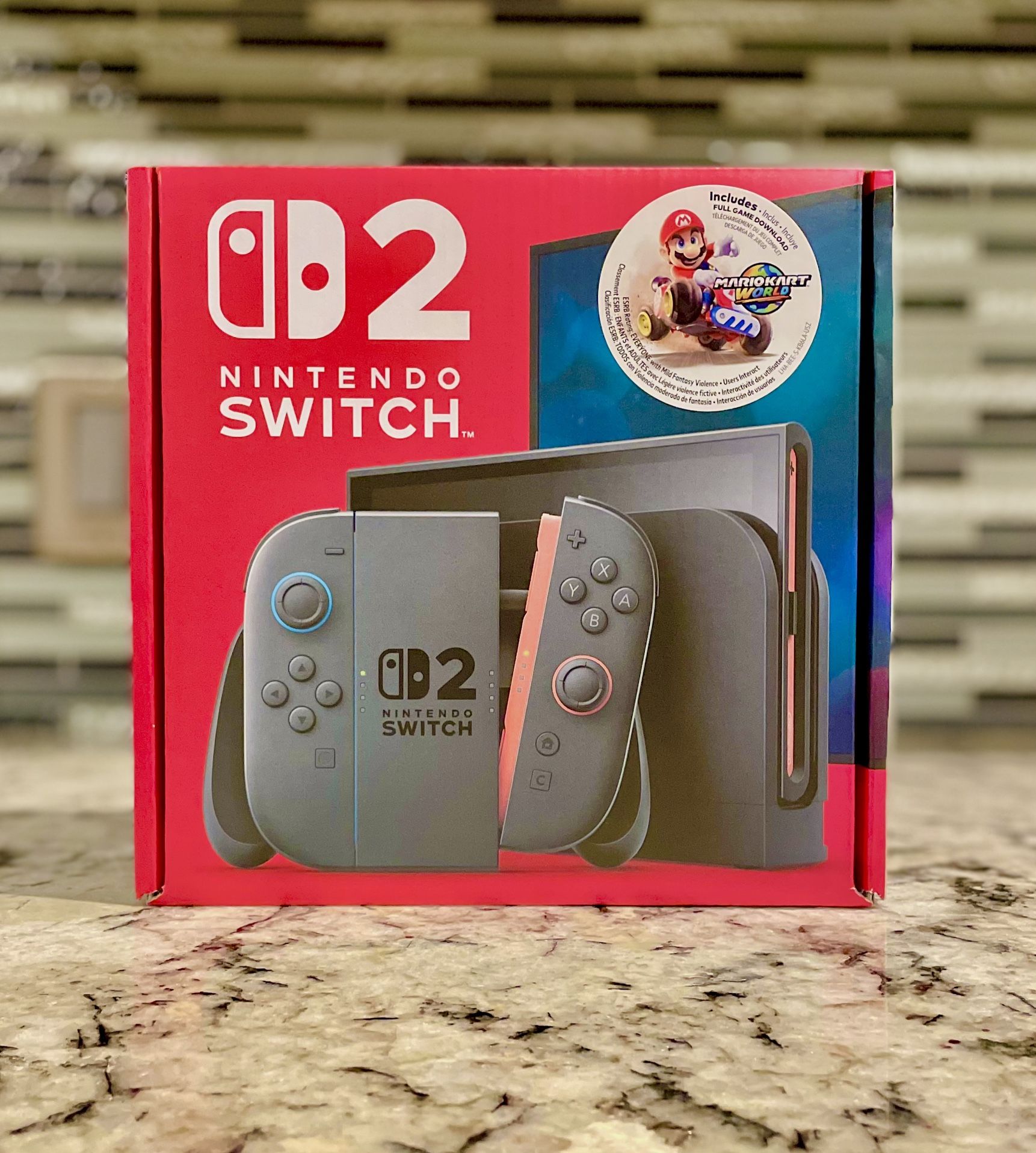 Nintendo Switch New Sealed With Mario Kart World **see How You