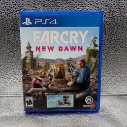 Far Cry New Dawn Sony PlayStation 4 PS4, TESTED & WORKING!