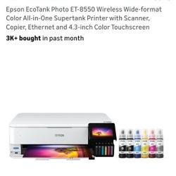 Epson  8550 Printer Converted DTF