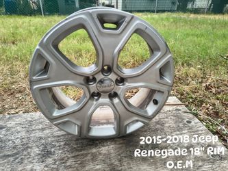 15-18 JEEP RENEGADE O.E.M RIM 18" ❗ONLY 1 AVAILABLE ❗