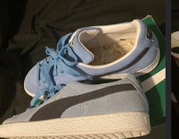 Pumas Sz 9 Mens New In Box Sky Blue/Navy