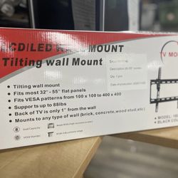 BRAND NEW MOUNT SALE!!! SMALL UNIVERSAL TILT MOUNT FITS MOSTS 32-55" LED LCD OLED PLASMA FLAT TILTING MODEL 180104