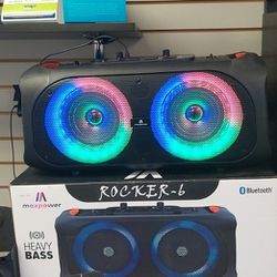 Maxpower Party Speaker With Mic & Bluetooth Brand New Cash Deal $59