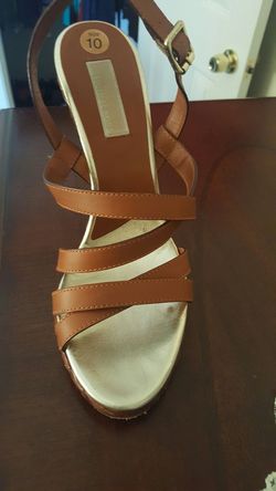 Michael Kors wedges slightly Worn size 10
