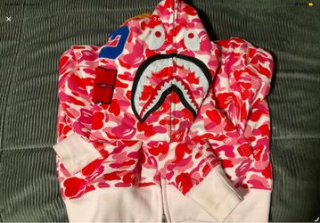 Pink Bape hoodie