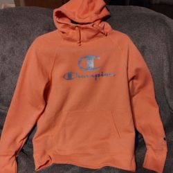 Champion Women’s Powerblend Fleece Sugar Peach Hoodie