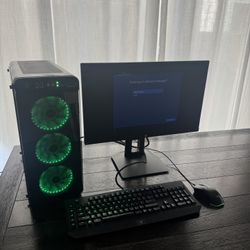 Full Gaming PC Setup – Ryzen 5, RX 570, 16GB RAM, Monitor, Razer Keyboard – $750 OBO