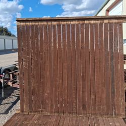 7x8  Cedar Fence Panels With Cap 13 Panels 120 Each 