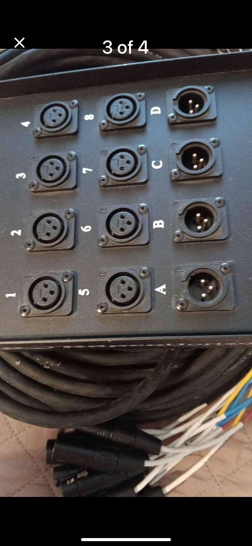 Rapco Horizon 16x4 Channel Audio Snake. 