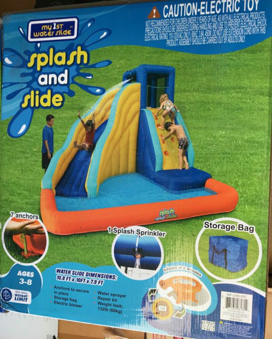 Splash and slide Water slide
