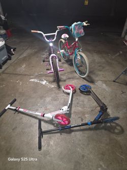 Scooters and bikes