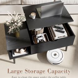 BLACK COFFEE LIFT TOP TABLE