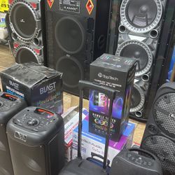 Bluetooth Rechargeable Karaoke Speakers With Microphone And Remonte On Sale Starting From $15 