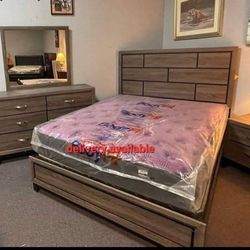 Bedroom Set Bed Nightstand 