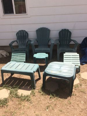 New And Used Patio Sets For In Colorado Springs Co Offerup Complete Patio Chair Table Leg Rest Set For In Colorado Springs Co