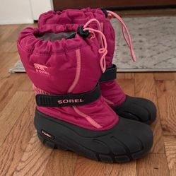 Pink Sorel Winter Snow Boots