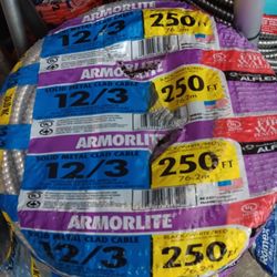 New Romex MC Metal Clad Cable 12/3