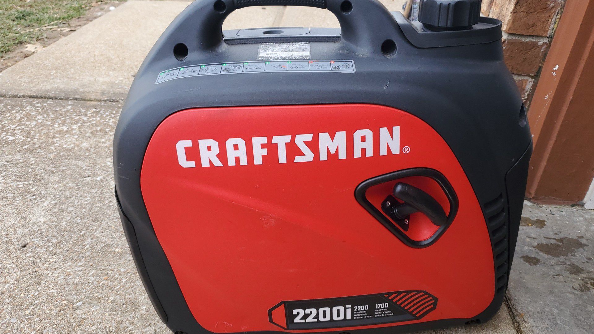 Craftsman 1700 watts inverter generator