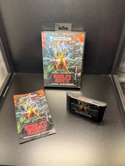 Ghouls'n Ghosts (Sega Genesis, 1989) 100% Tested And Working Very Clean