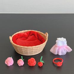Zuru 5 Surprise My Mini Baby Rose Doll Accessories Only Sweet Hearts Series 1