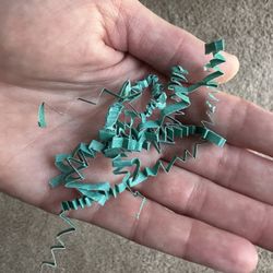 Turquoise Crinkle Paper-Uline
